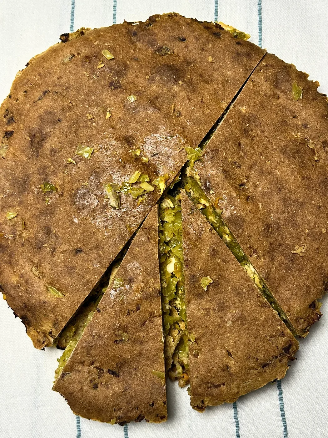 Пирог с капустой и сёмгой