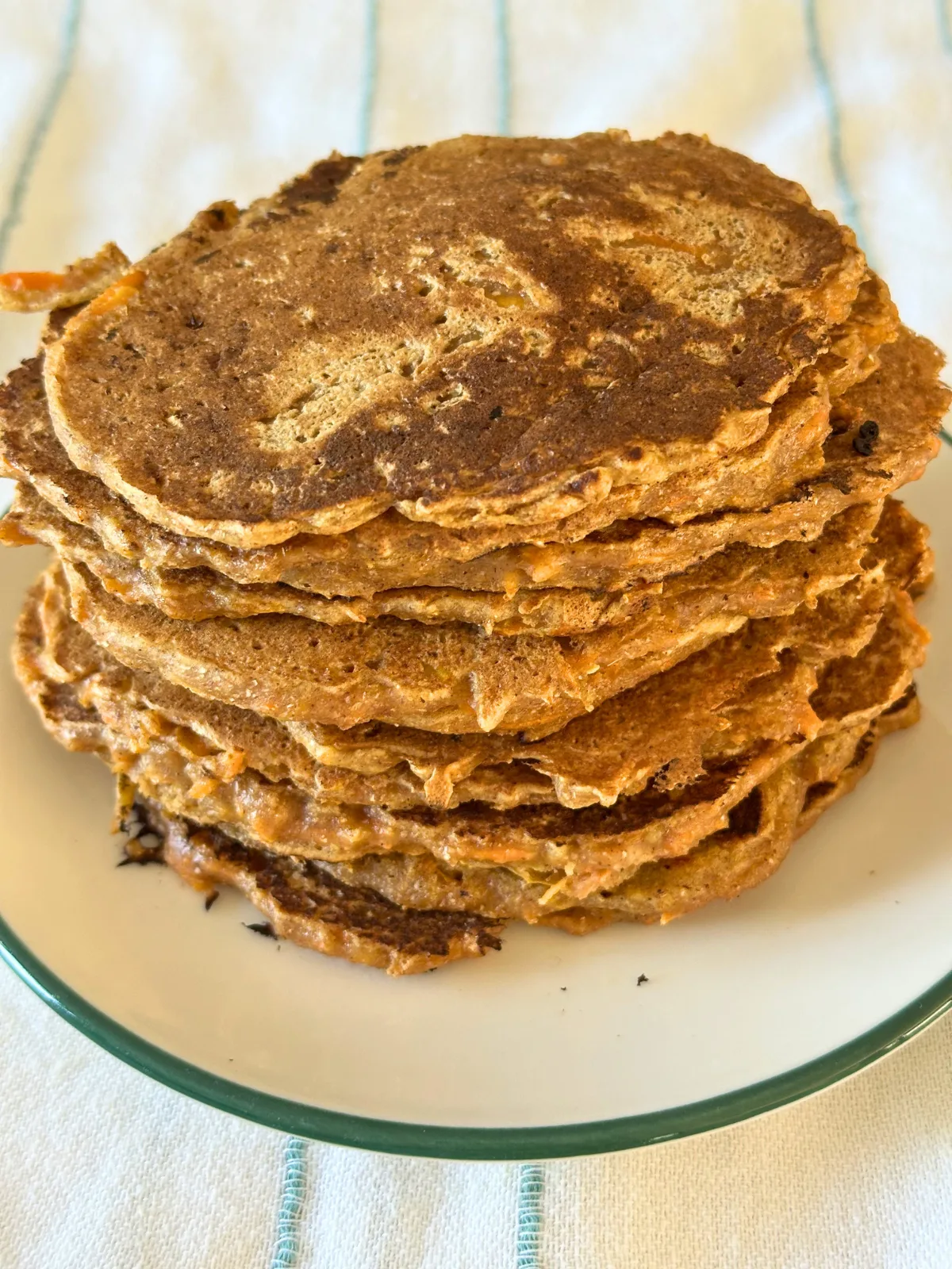 Блины с морковью